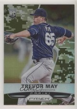 2015 Panini Prizm Camo Prizm 121/199 Trevor May #198 9gy