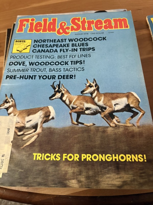 1978 FIELD &STREAM Lot of 9 Hunting Fishing Camping Outdoor Magazine Jan-Sept