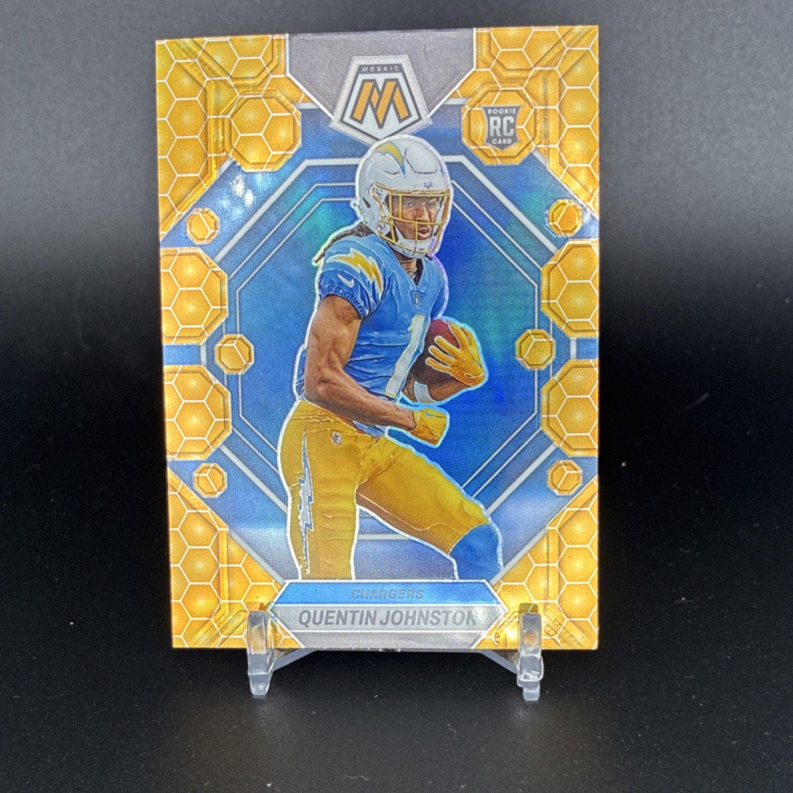 Panini 2023 Mosaic Honeycomb Prizm Quentin Johnston Rookie #356 Chargers NFL
