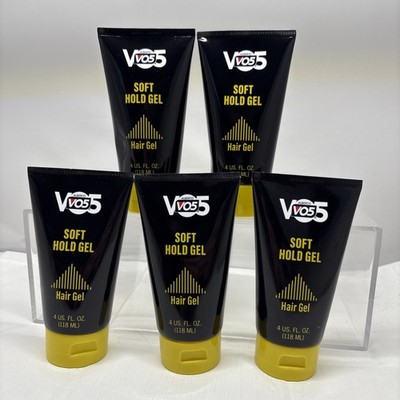 5 X Alberto V05 SOFT HOLD Hair Gel Hair Gels 4 FL oz. each NEW (B85