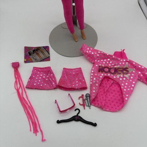 Vintage BARBIE AND THE ROCKERS Barbie Doll Mattel Extra Clothes Accessories 80’s - Picture 2 of 4