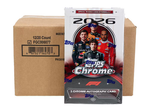 PYD #4384 - 24x 2026 Topps Chrome F1 Racing Hobby Boxes (2 Cases!)
