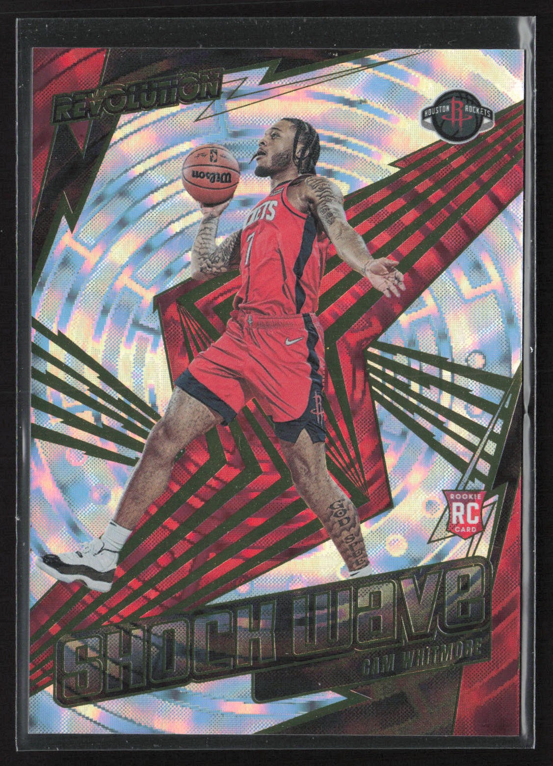 2023-24 Panini Revolution #17 CAM WHITMORE Shock Wave Fractal