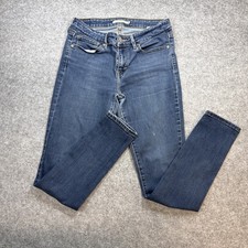 Levis Jeans 711 Skinny Denim Blue Medium Wash Womens W28 L30 Pre Owned