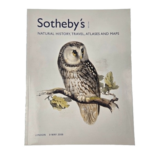 Sotheby's Auction Catalog London May 9, 2006 Natural History Travel Atlases Maps