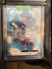 2020-21 Upper Deck Spx Adam Fox 🔥 Autotograph 🔥 # 49 New York Rangers