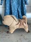 Antique  Pennsylvania Amish Wonderful Handmade   Fabric  Dog Primitive — photo 5