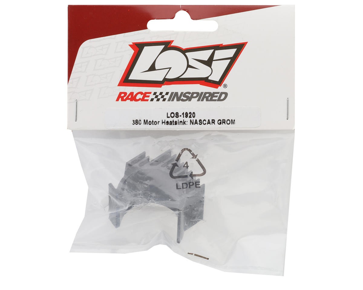 Losi NASCAR 380 Aluminum Motor Heatsink (Black) [LOS-1920]