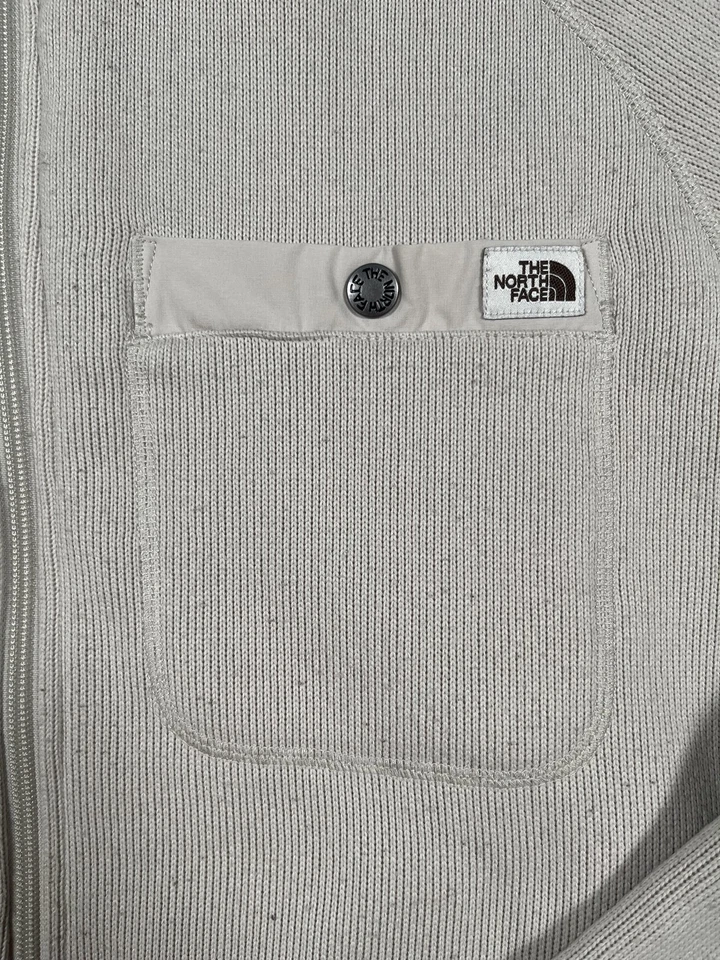 Chaqueta North Face Para Hombre Grande Cremallera Completa Forrada de Vellón Bolsillo Exterior Estilo Vintage Foto 4 de 4