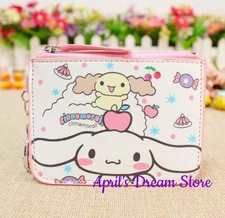 Cinnamoroll with Apple ID Cardholder Coin Purse Keychain Wallet