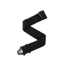 D'Addario 50BAL01 Auto Lock Guitar and Bass Strap, Black Padded Stripes