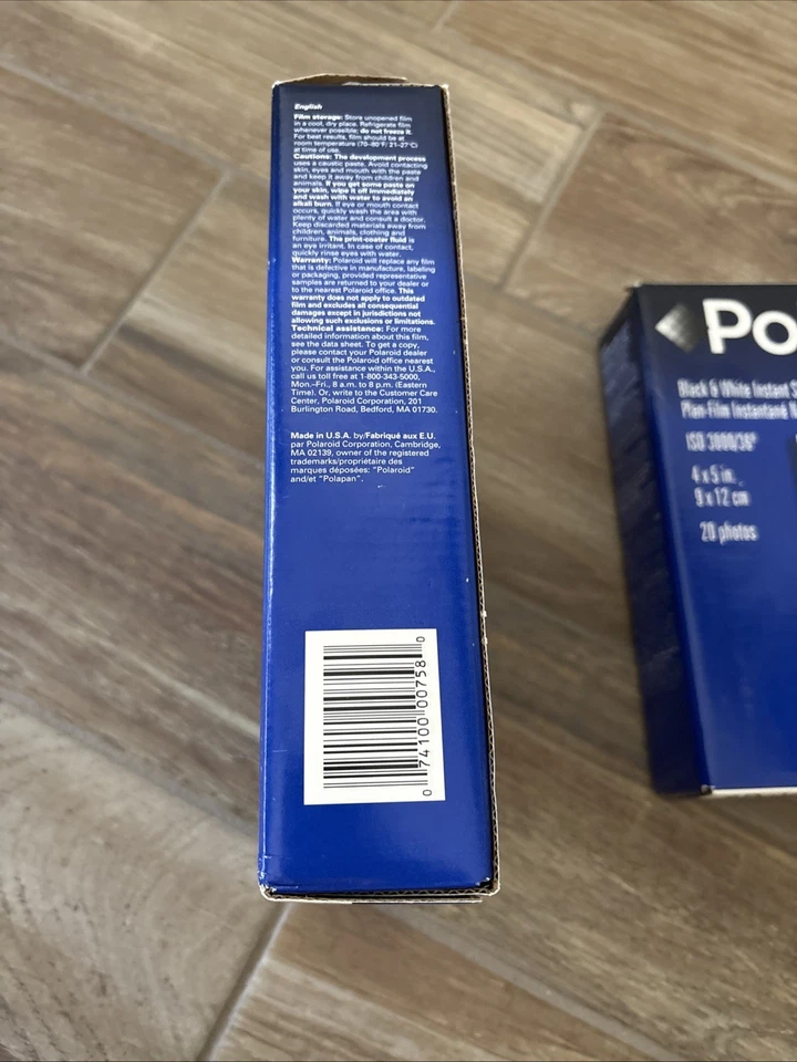 New Polaroid Polapan 57 Black & White Instant Sheet Film (1 New/ 1 Opened) - Image 4 of 4