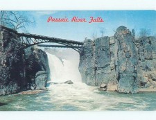 Pre-1980 WATERFALL SCENE Paterson New Jersey NJ E4514