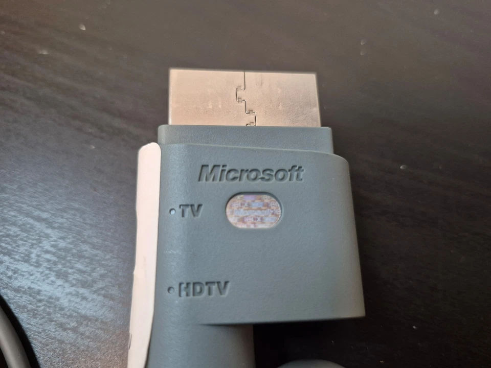 OEM Microsoft Xbox 360 Component HD AV Cable TV HDTV Switch 6 RCA Original - Image 2 of 4