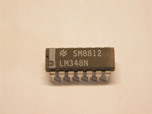 10 National Semiconductor LM348N True Quad 741 Op Amp ICs 14-PDIP Package - Picture 1 of 1