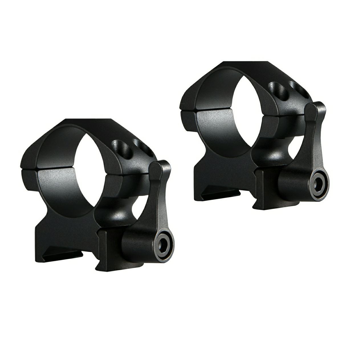Hawke Rifle Scope Precision Steel Ring Mounts 30mm Medium Quick Release Lever