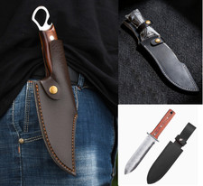 fodero lama coltello copri pugnale fondina manicotto fodero borsa pelle marrone MY1