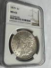 1879 Morgan Silver Dollar MS63 NGC #002