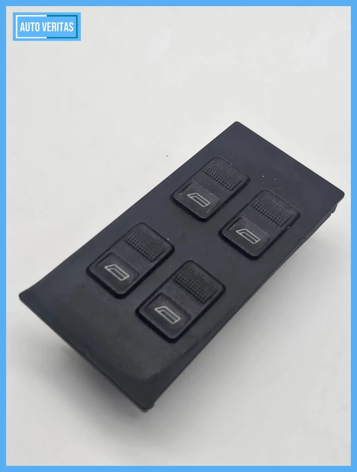 Original Audi 80 Cabrio B4 4 switch window lifter front left 4 compartment 89595 - Image 4 of 4