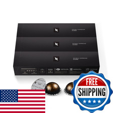 Nespresso Capsules Vertuo Double Espresso Scuro Dark Roast Espresso Coffee