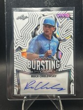 2025 Leaf Vivid -Bursting with Talent Autographs Roch Cholowsky #TA-RC2 White /5