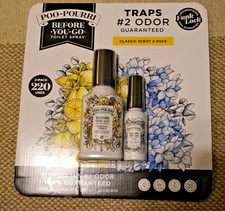 Poo-Pourri  2-Pack  Before You Go Spray  3.4oz  1oz  220 Uses Total - New