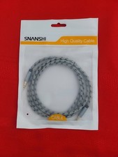 Aux Cord 5Ft/1.5M, Nylon Braided 3.5Mm Audio Cable Headphone Cable 3.5Mm Male to