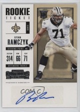 2017 Contenders Rookie Ticket/Rookie Ticket Variation Ryan Ramczyk Auto 07rd