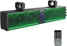 6-Speaker Metal UTV Sound Bar, 25-Inch IP65 Waterproof Golf Cart Sound Bar, ATV