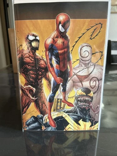 🔥 Amazing Spider-Man Venom: Death Spiral #1 Kirkham Virgin C LTD 1000 NM/M 🤩