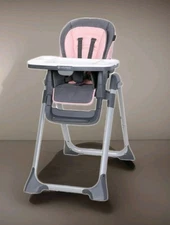 NEW Baby Trend Sit Right 2.0 High Chair Cozy Pink 3 in 1 Convertible Safety Seat