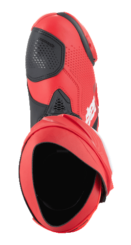Alpinestars Supertech R Motorcycle Motorbike Sport Racing Boots Red 2220021-3029 - Picture 6 of 8