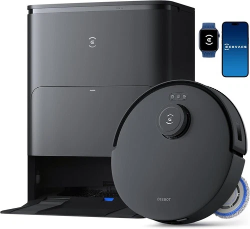 ECOVACS DEEBOT T30S Robot Vacuum & Mop &ndash; 11000Pa, Self-Empty, Mop Wash ZeroTangl