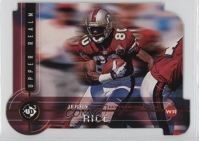 1998 Upper Deck UD3 Upper Realm Die-Cut 366/2000 Jerry Rice #80 HOF fm0