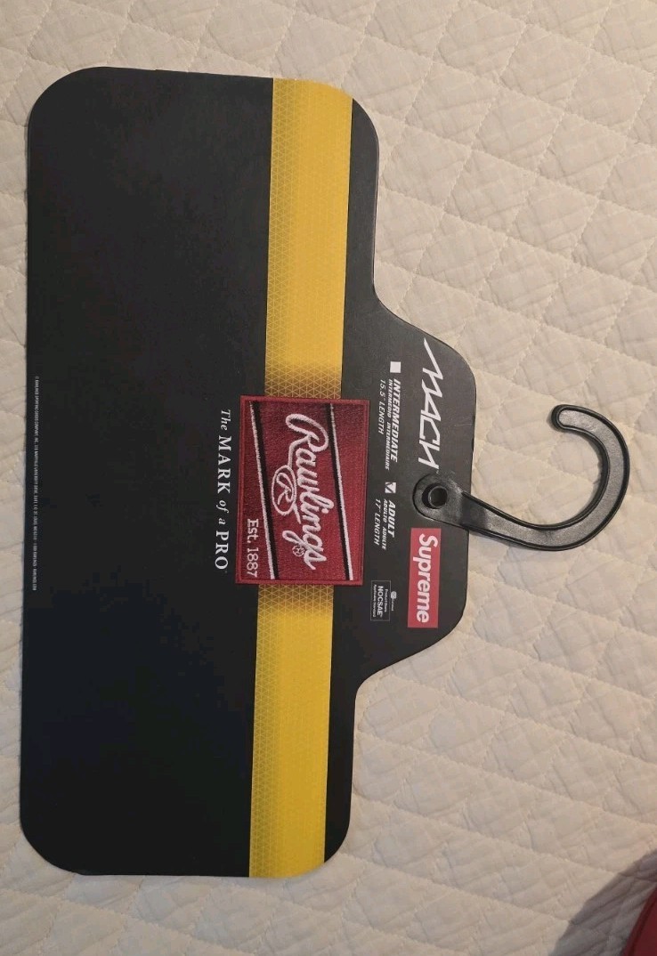 SUPREME x Rawlings BOX LOGO SS20 Baseball Red padded