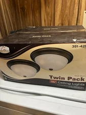 Patriot Lighting 15 Inch Twin Pack Ceiling Lights 