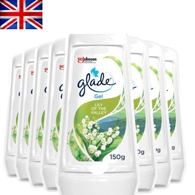 Maiglöckchen fester Gel Lufterfrischer 8er Pack - Geruchsbeseitiger für Zuhause
