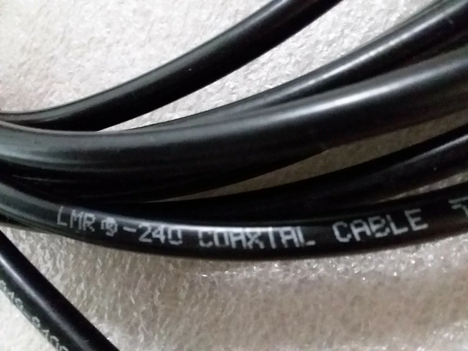 Times Microwave Systems LMR-240 Coaxial RF Cable N Male to 90 degree Male - Image 2 of 4