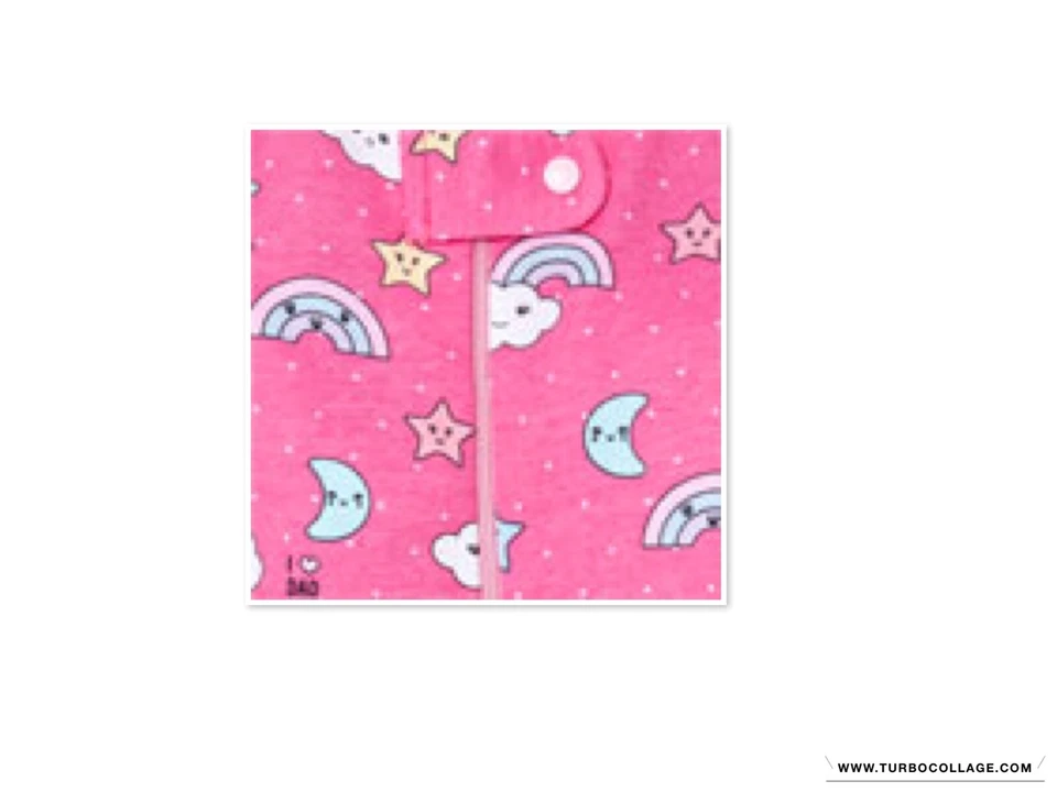 NUEVO PIJAMA ARCO IRIS DE UNA PIEZA PARA NIÑOS CON PIES TALLAS 2T 4T Foto 2 de 2