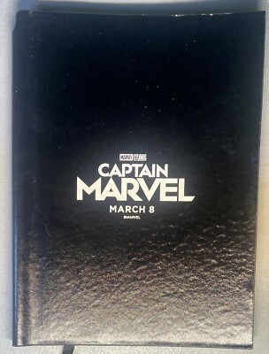 Rare Marvel Studios Captain Marvel Promotional Release Memo Journal ...