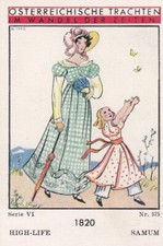 HIGH-LIFE SAMUM Austrian traditional costumes Series VI #575 - 1820