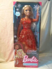 NEW 2021 Barbie 28" Doll LIMITED EDITION HOLIDAY Best Fashion Friend Blonde Hair