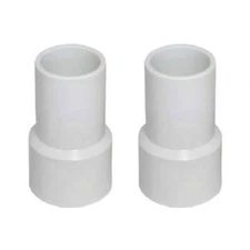 Puri Tech 2 Pack Universal Hose Cuff 1.25 in Threaded Replacement for Pool Hose