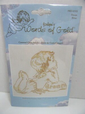 Janlynn Cross Stitch Kit 063-0103 Words of God  14 Count Dream 7x5