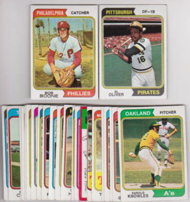 1974 Topps Baseball #342-660 You-Pick. Complete-A-Set. EXMT-NM. Combined Ship.