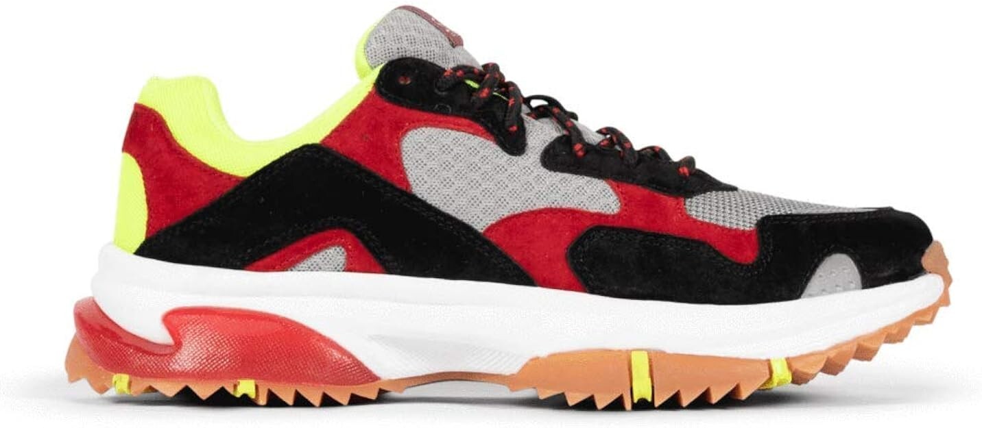 Snkr Project Rodeo SNKR Project Men's Prospect Park Sneaker Color Black/Red/Yellow Size ...