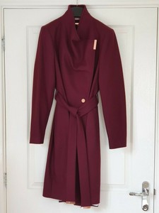 ted baker purple sandra coat