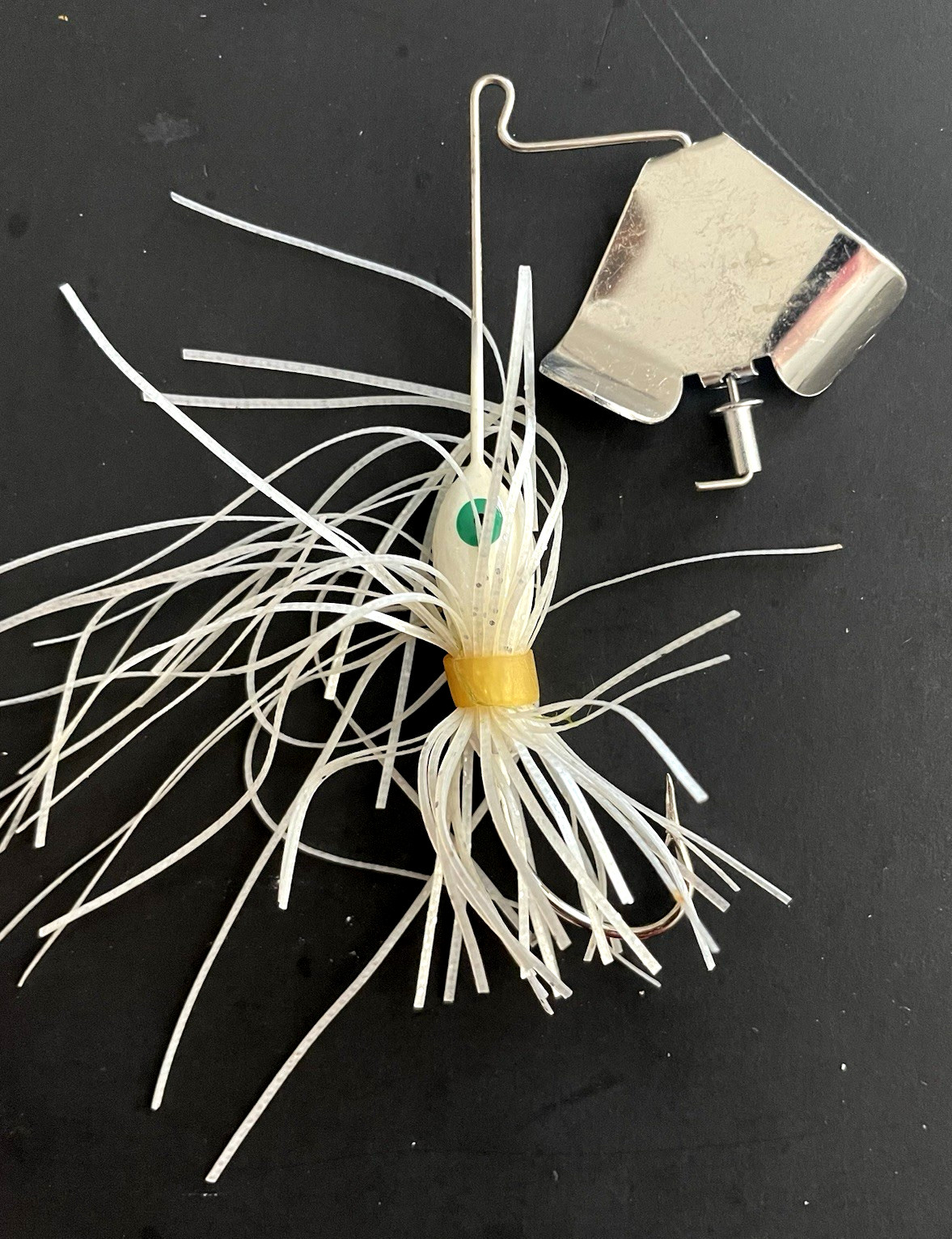 Lot of 4 BUZZBAIT LURES Mixed Colors Bass Fishing with Hand-Made Plastic Cases - Image 3