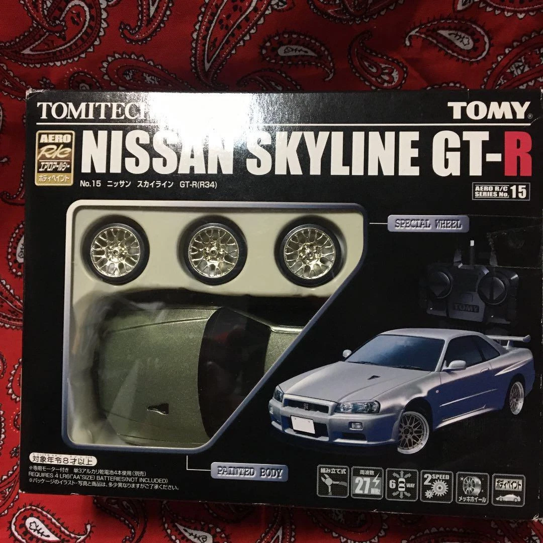 RC CAR NISSAN SKYLINE GT-R R34 MODEL KIT