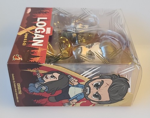 New Hot Toys X-Men Cosbaby Logan and X-23 Bobblehead figures - Picture 5 of 7